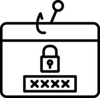 Phishing Icon Design Symbol vector