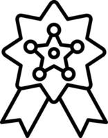Sheriff Badge Icon Design Symbol vector