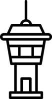 Control Tower Icon Design Symbol vector