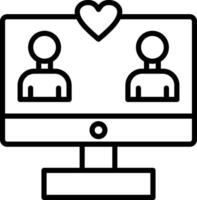 Videocall Icon Design Symbol vector