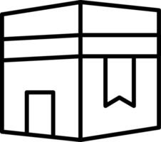 Qibla Icon Design Symbol vector