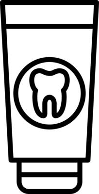 Toothpaste Icon Design Symbol
