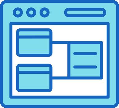 web desarrollo icono diseño símbolo vector