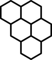 Honeycomb Icon Design Symbol vector
