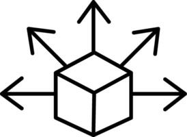 Decentralized Icon Design Symbol vector