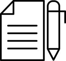 Write Icon Design Symbol vector