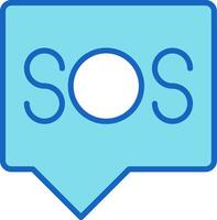 Sos Icon Design Symbol vector