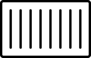 Barcode Icon Design Symbol vector