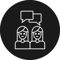 Discussion Icon Design Symbol vector