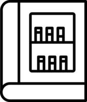 Library Icon Design Symbol vector