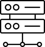 Server Icon Design Symbol vector