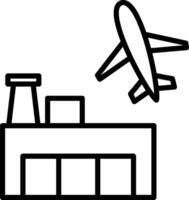 Airport Icon Design Symbol vector