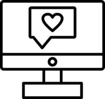 Love Message Icon Design Symbol vector