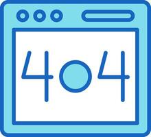 Error 404 Icon Design Symbol vector