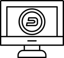 Dash Icon Design Symbol vector