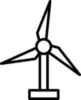 Wind Turbine Icon Design Symbol vector