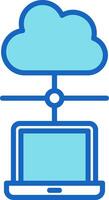 Cloud Network Icon Design Symbol vector
