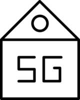 Smart Home Icon Design Symbol vector