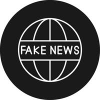 Fake News Icon Design Symbol vector