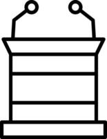 Podium Icon Design Symbol vector