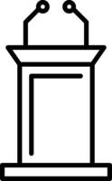 Lectern Icon Design Symbol vector