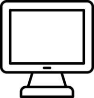 Monitor Icon Design Symbol vector