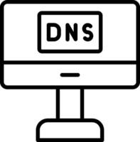 Dns Icon Design Symbol vector