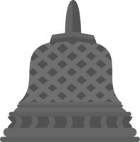 Stupa buddha temple vector