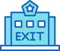 Exit Icon Design Symbol vector