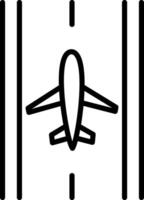 Runway Icon Design Symbol vector
