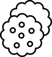 Biscuit Icon Design Symbol vector