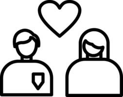 Couple Icon Design Symbol vector
