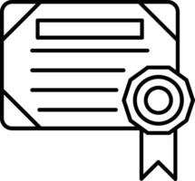 Certificate Icon Design Symbol vector