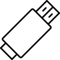 Usb Icon Design Symbol vector