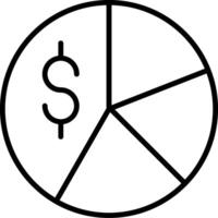 Pie Chart Icon Design Symbol vector