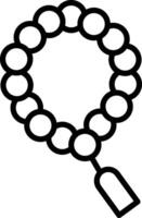 Tasbih Icon Design Symbol vector
