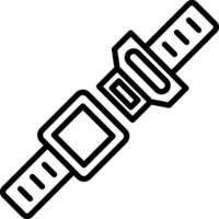 Seat Belt Icon Design Symbol vector