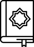 Quran Icon Design Symbol vector