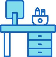 Office Desk Icon Design Symbol vector