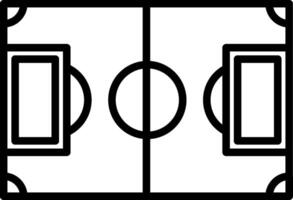 Football Field Icon Design Symbol vector