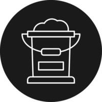 Bucket Icon Design Symbol vector
