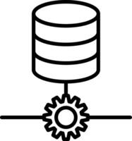 Big Data Icon Design Symbol vector
