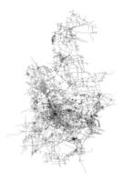 Tianjin China,accurate map, detail Streets Roads Map,editable element template image for marketing ,product ,wall art vector
