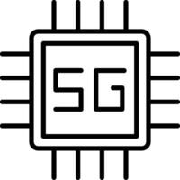 Processor Icon Design Symbol vector