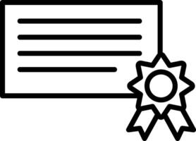Certificate Icon Design Symbol vector