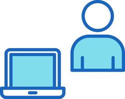 Work From Home Icon Design Symbol vector