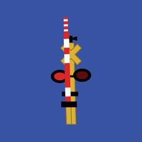 railway crossing illustration element design vector