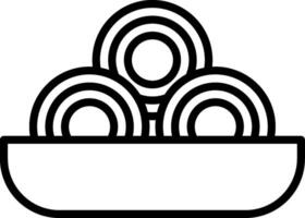 Vermicelli Icon Design Symbol vector