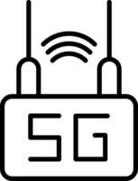 Router Device Icon Design Symbol vector