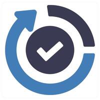 Approve and accept icon concept vector